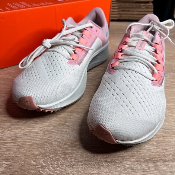 Nike Air Zoom Pegasus 38 Sail Ocean Cube Pink Crimson - Picture 9 of 11